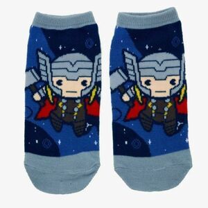 Marvel Comics Chibi Avenger Cute Ankle No Show Socks